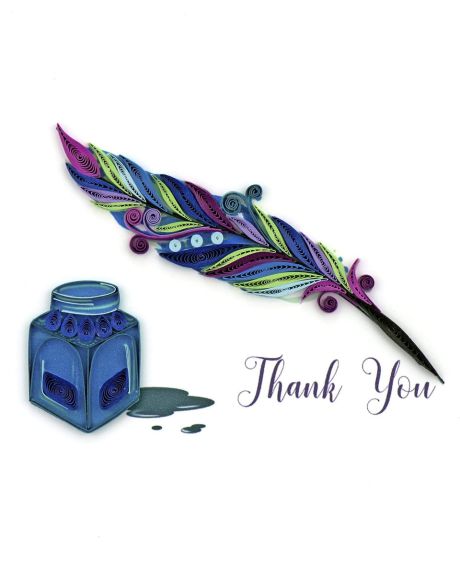 Thank You Quilling Card