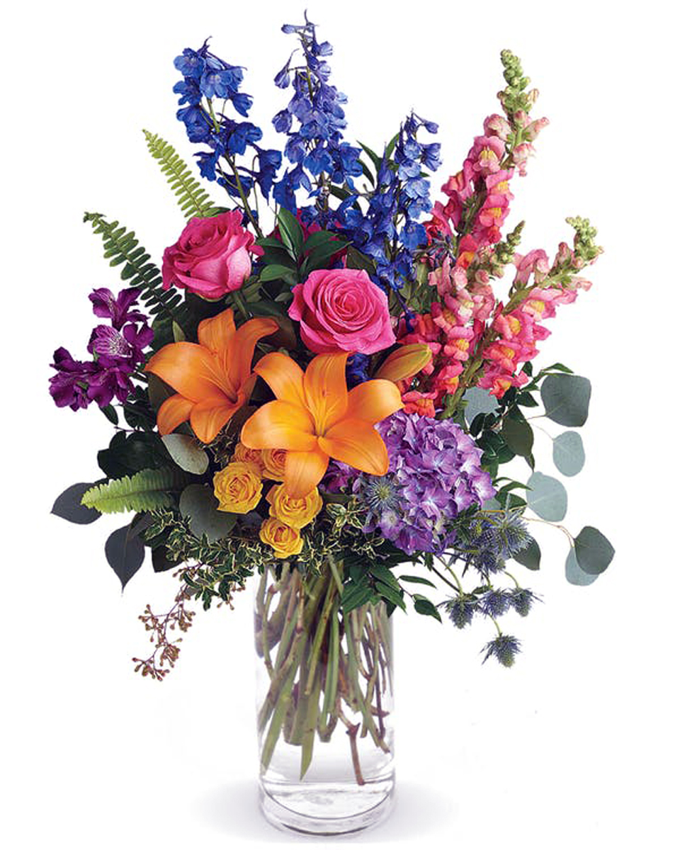 All Smiles Standard Send the party anywhere with this stunning arrangement of premium florals in bright, bright colors.
DELIVERY: Every order is hand-delivered direct to the recipient. These items will be delivered by us locally, or a qualified, retail, local florist..
 

