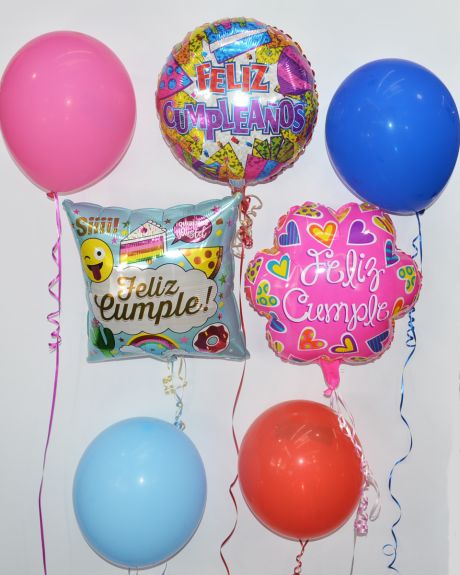 Feliz Cumpleanos Balloon Bouquet