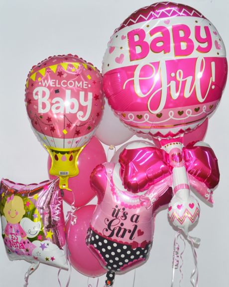 Its a Girl Balloon Bouquet