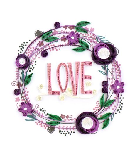 Love Quilling Card