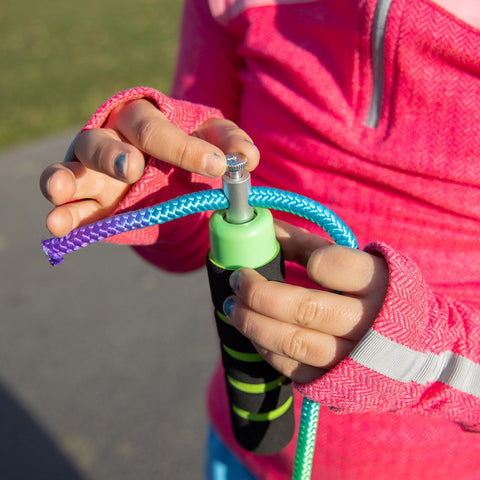 Rainbow Tie-Die Cloth Double Dutch Ropes