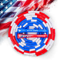 FREEDOM - USA Flag Beaded Jump Rope