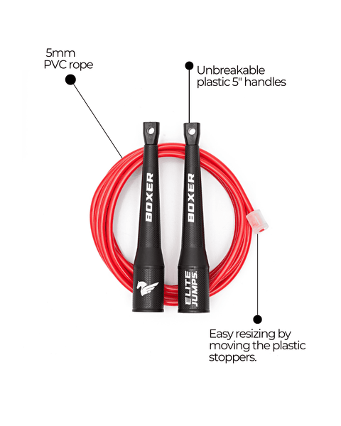 Boxer Training Jump Rope - 5mm PVC